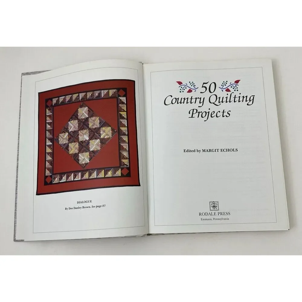 Fifty Country Quilting Projects by Margit Echols (1990, Hardcover)